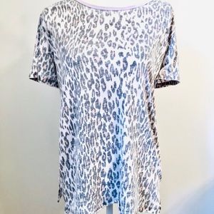 Free People Leopard Print T- Shirt